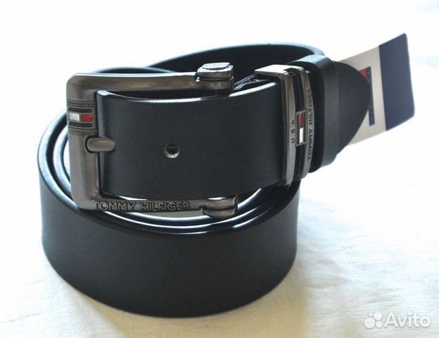 Мужской ремень / Tommy Hilfiger / новый (черный)
