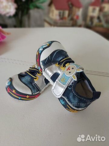 Кеды джинсовые