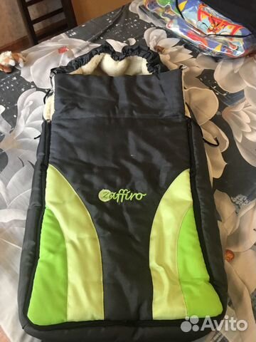 Конверт зимний на овчине в коляску