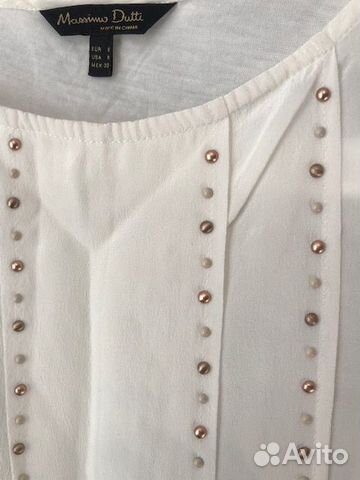 Блузка молочная Massimo Dutti, S