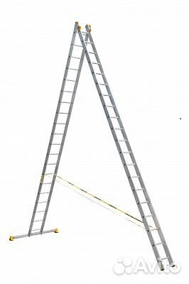 Лестница двухсекционная alumet P2 9220