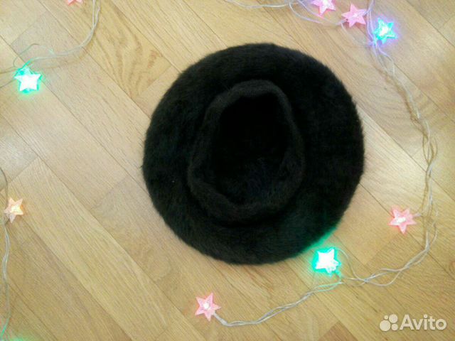Новый теплый берет ангора