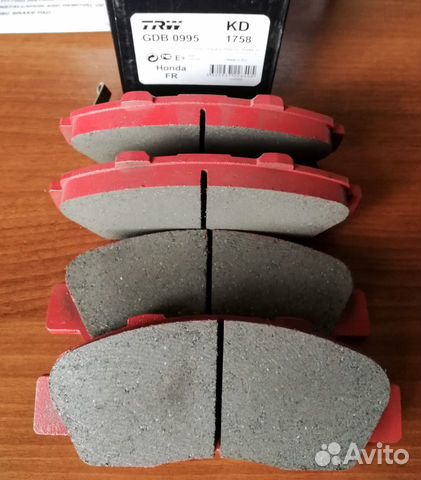 Колодки тормозные передние Honda и Rover