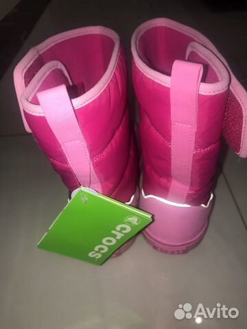 Сапоги для девочки crocs