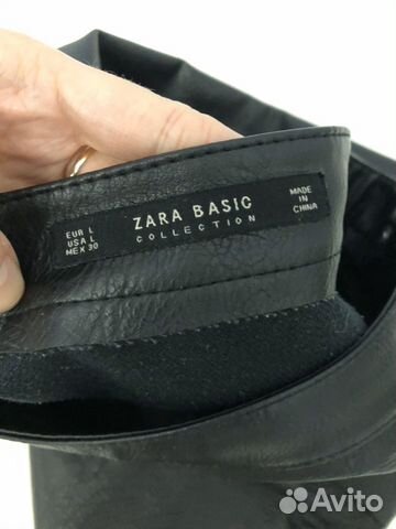 Юбка кожаная zara Юбка кожаная zara