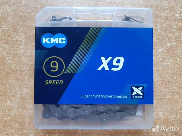 Новые цепи KMC X9 (9ск.)