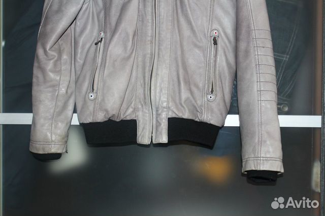 Шикарная кожаная куртка Dsquared оригинал