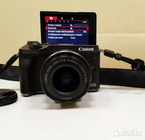 Canon EOS-M6 kit 15-45 3.5-6.3 STM