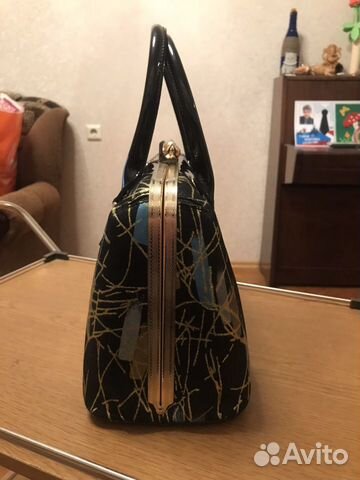 Сумка женская новая из натурального лака