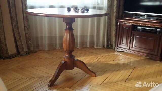 Полностью деревянный стол в эко стиле