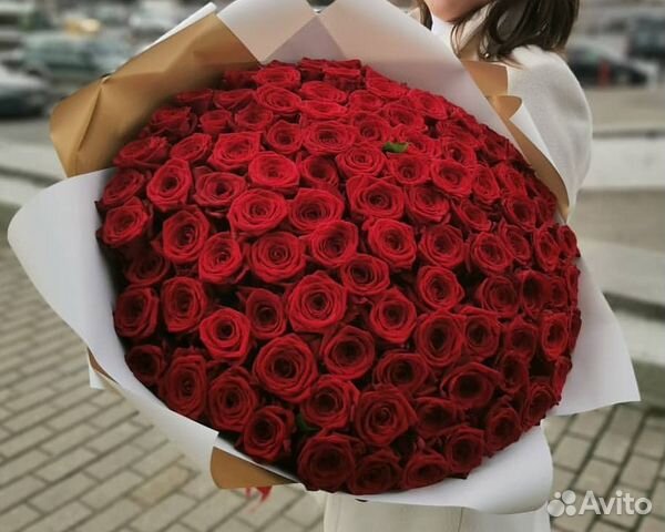 101 роза, Букеты Цветы Розы 25 51 151 201 Доставка