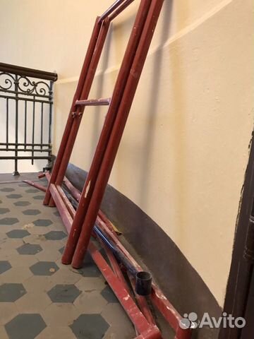 Строительные леса разборные (тура) на колёсах Строительные леса разборные (тура) на колёсах