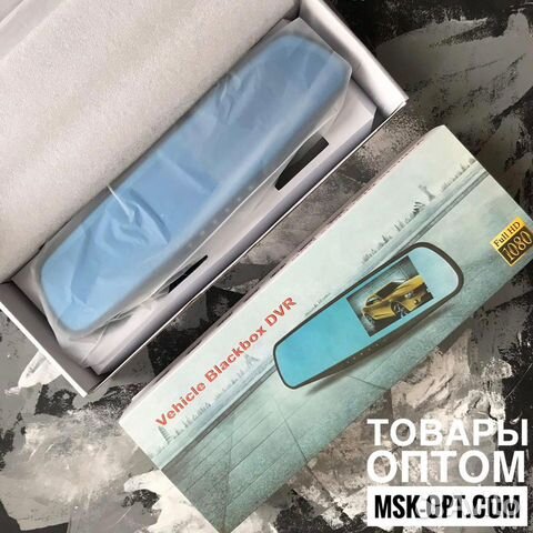Видеорегистратор зеркало с камерой заднего вида