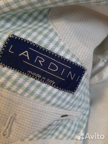 Мужской пиджак Lardini Италия 52 р хлопок