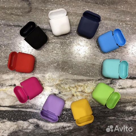 Чехлы для Apple Air Pods, разные цвета и модели