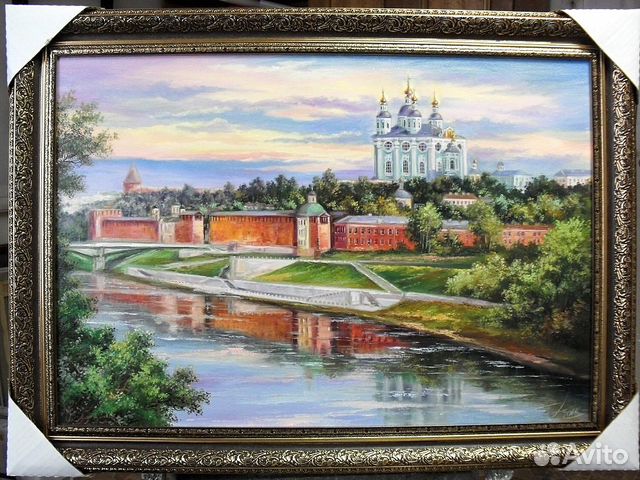 Картина маслом.Собор