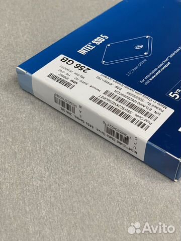 SSD 256Gb intel