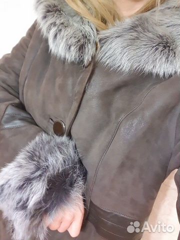 Новая Дубленка с капюшоном Новая Дубленка с капюшоном