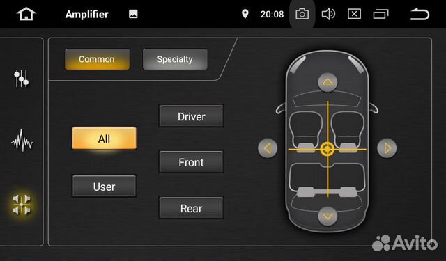 Автомагнитола Android 9 Opel Astra H (серый)
