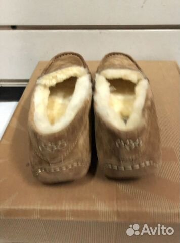 UGG мокасины, женские рыжие