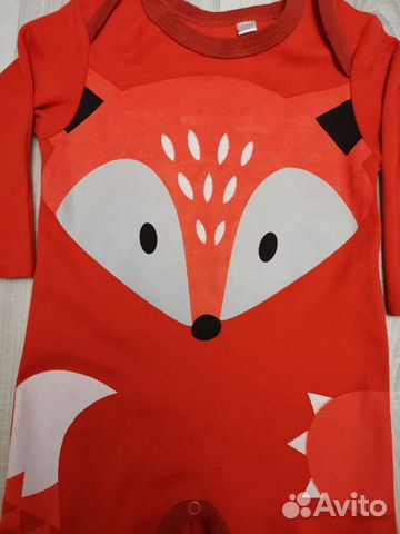 Комбинезон лисичка 74-80
