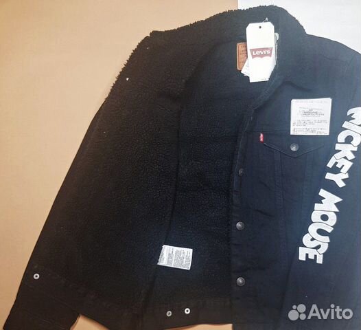 Мужская утеплённая джинсовка Levis
