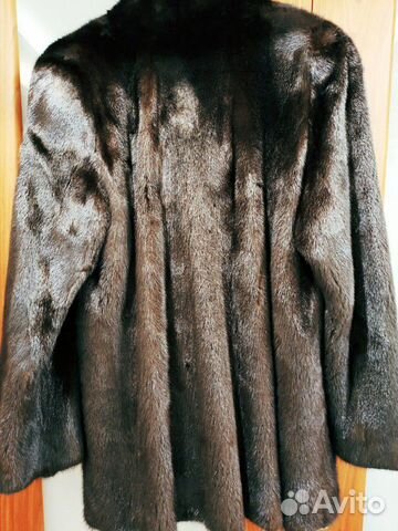 Шуба черная норка 46 размер
