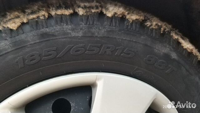 Колёса в сборе Hankook 185/65 R15 - 4 шт. с колпак