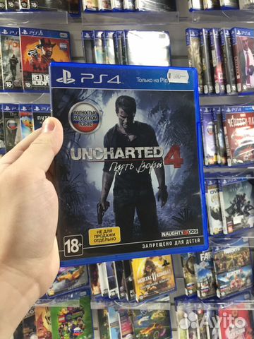 Игра Uncharted 4 Путь Вора для PlayStation 4 (Б/У)