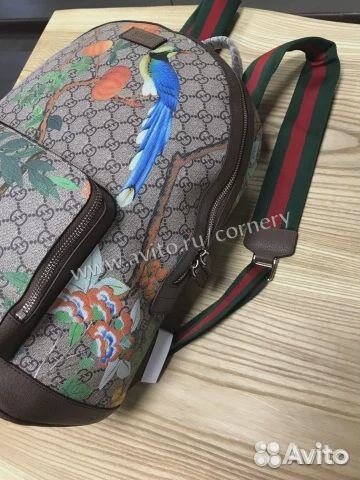 Рюкзак Gucci supreme 2018 collection 100 кожа