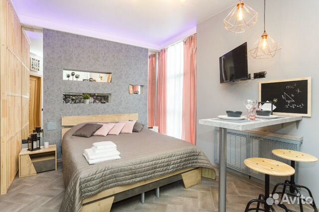 

Квартира-студия, 23 м², 1 кровать