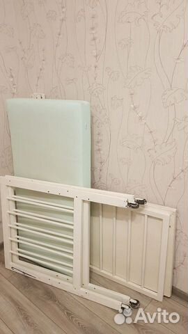 Кроватка+матрас+бортики+балдахин+мобиль