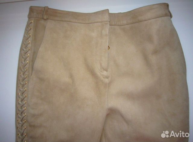 Emilio Pucci, оригинал, роскошные замшевые брюки Emilio Pucci, оригинал, роскошные замшевые брюки