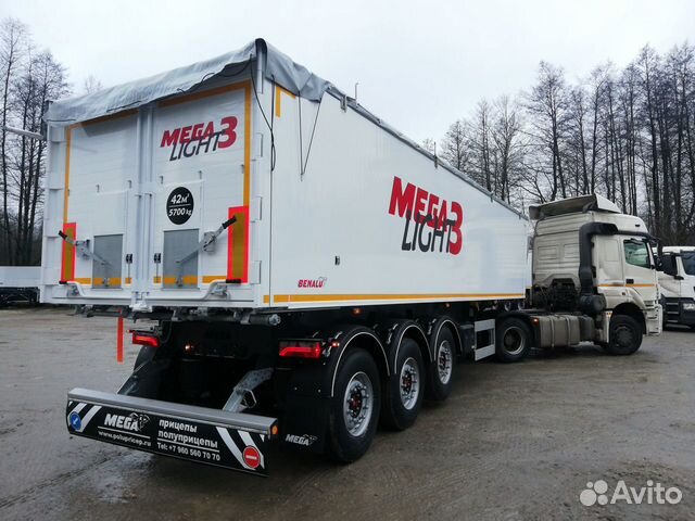 Самосвальный полуприцеп mega