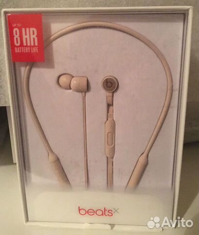 Наушники блютус-гарнитура BeatsX Gold Matte