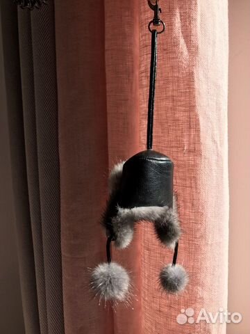 Кожаный брелок для сумки/рюкзака