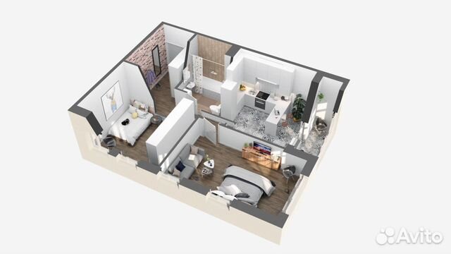 3-к квартира, 96.6 м², 8/16 эт.