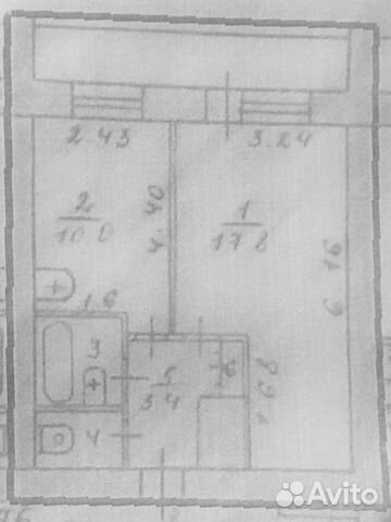 1-к квартира, 35.3 м², 2/12 эт.