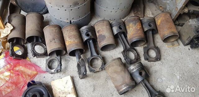 Поршень с шатуном камаз