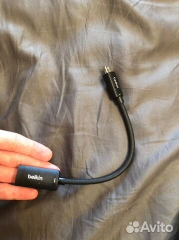 Переходник с Thunderbolt 3 на hdmi от Belkin