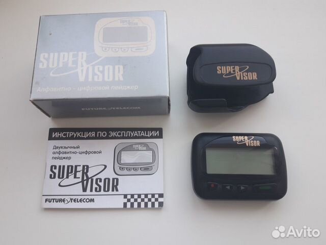 Пейджер supervisor с документами в упаковке