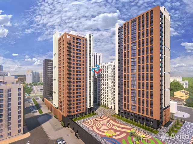 2-к квартира, 35.3 м², 9/25 эт. 2-к квартира, 35.3 м², 9/25 эт.