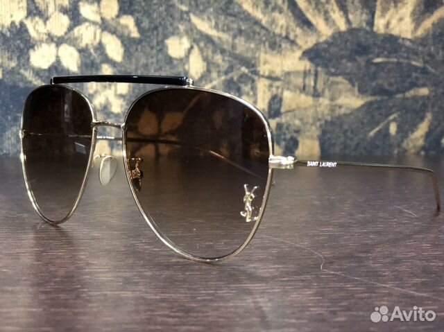 YSL солнцезащитные очки в стиле Авиатор YSL солнцезащитные очки в стиле Авиатор