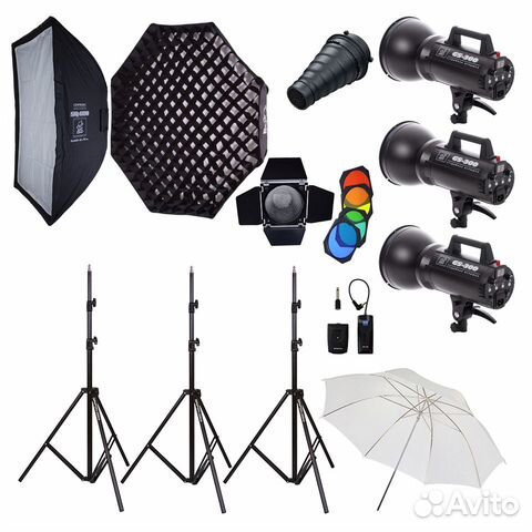 Комплект для фотостудии Grifon GS 300 Kit Комплект для фотостудии Grifon GS 300 Kit