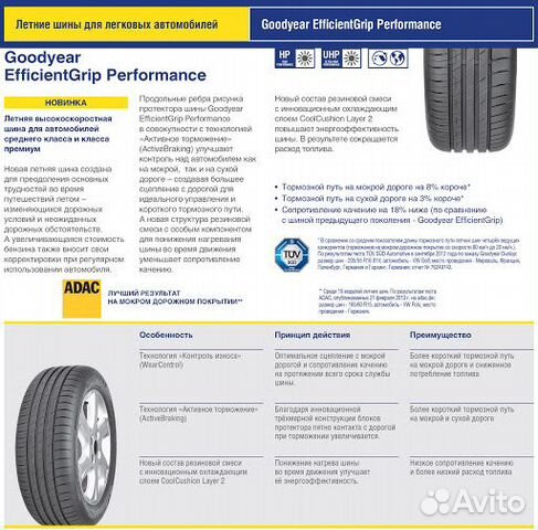 Goodyear EfficientGrip Performance 215/50 R17 Goodyear EfficientGrip Performance 215/50 R17