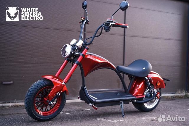 Электросамокат White Siberia Wild Wheel 3000W RED Электросамокат White Siberia Wild Wheel 3000W RED