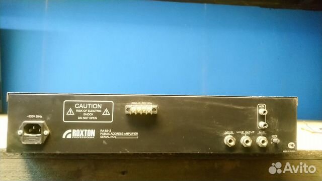 Продаётся усилитель Roxton RA 8224 Продаётся усилитель Roxton RA 8224