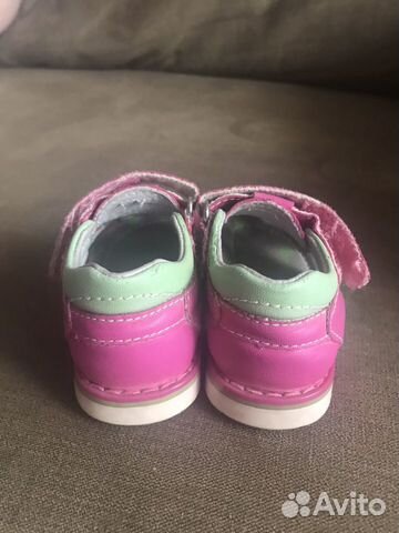 Сандали розовые кожаные baby go Сандали розовые кожаные baby go