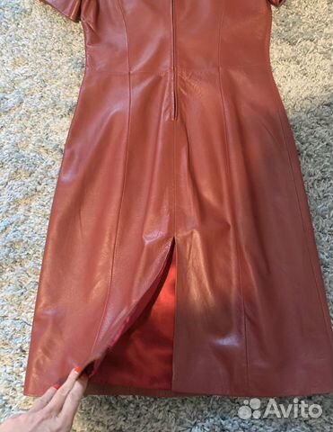 Платье кожаное Платье кожаное