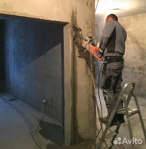 Алмазная резка проёмов, жби, стен, бурение